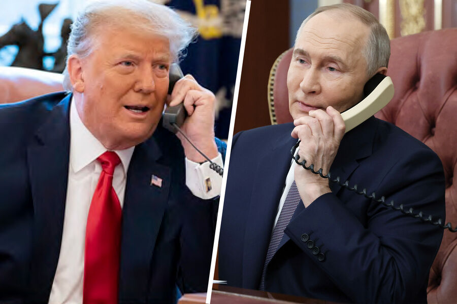 Трамп выразил надежду на прекращение огня на Украине после разговора с Путиным  
 