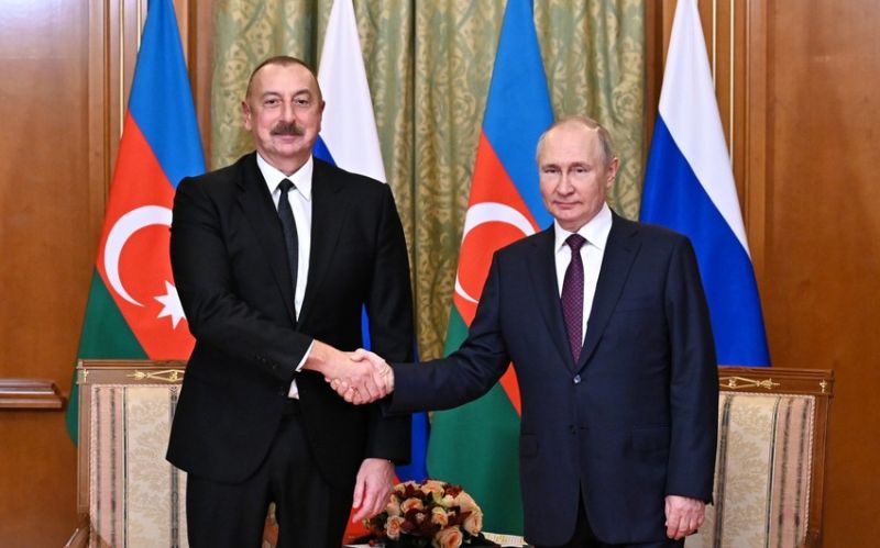 Путин поздравил Президента Азербайджана с Днем независимости 
 