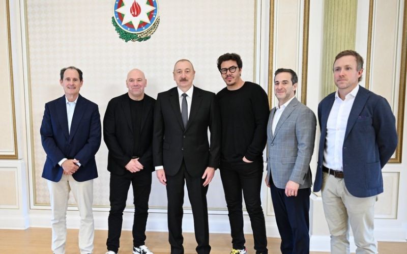Президент Ильхам Алиев принял президента UFC
 