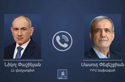 Пашинян обсудил с президентом Ирана соглашения, достигнутые в Вашингтоне
 
