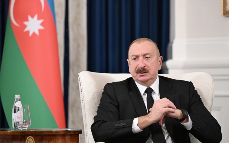Ильхам Алиев: Зангезурский коридор - это новый проект по развитию связей, который станет одним из важных звеньев международных транспортных маршрутов
 
