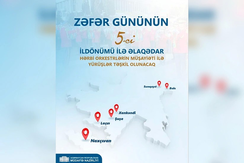 В Баку по случаю Дня Победы состоятся парады под аккомпанемент военных оркестров