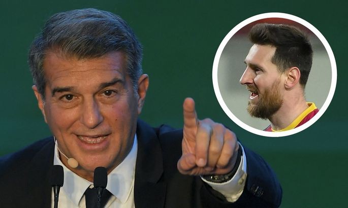 Лапорта ответил, может ли Месси снова стать игроком "Барселоны"
 