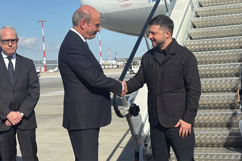 Зеленский прибыл с официальным визитом в Афины
 