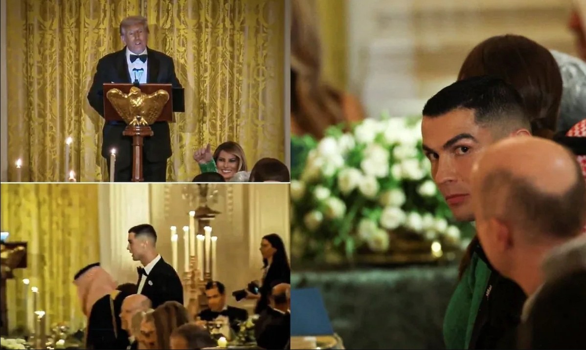 Роналду отужинал с президентом США Дональдом Трампом