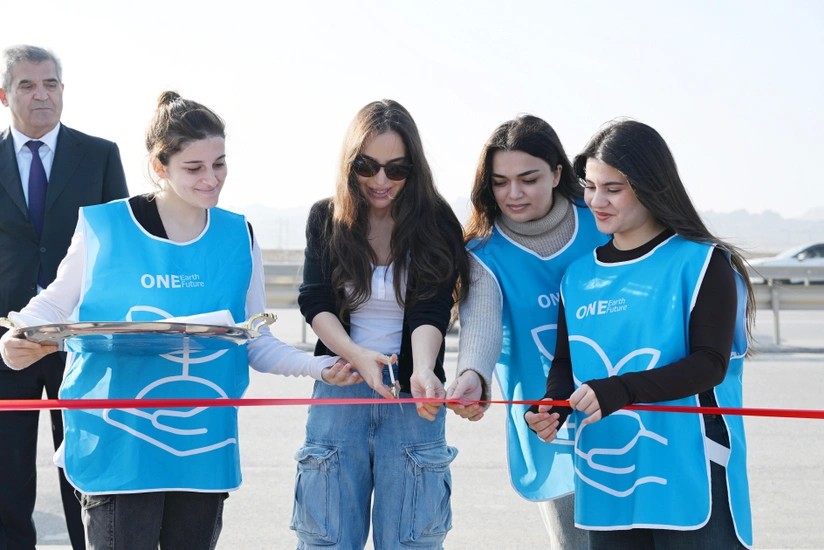 Лейла Алиева приняла участие в открытии нового парка в Гарадаге - ФОТО
 