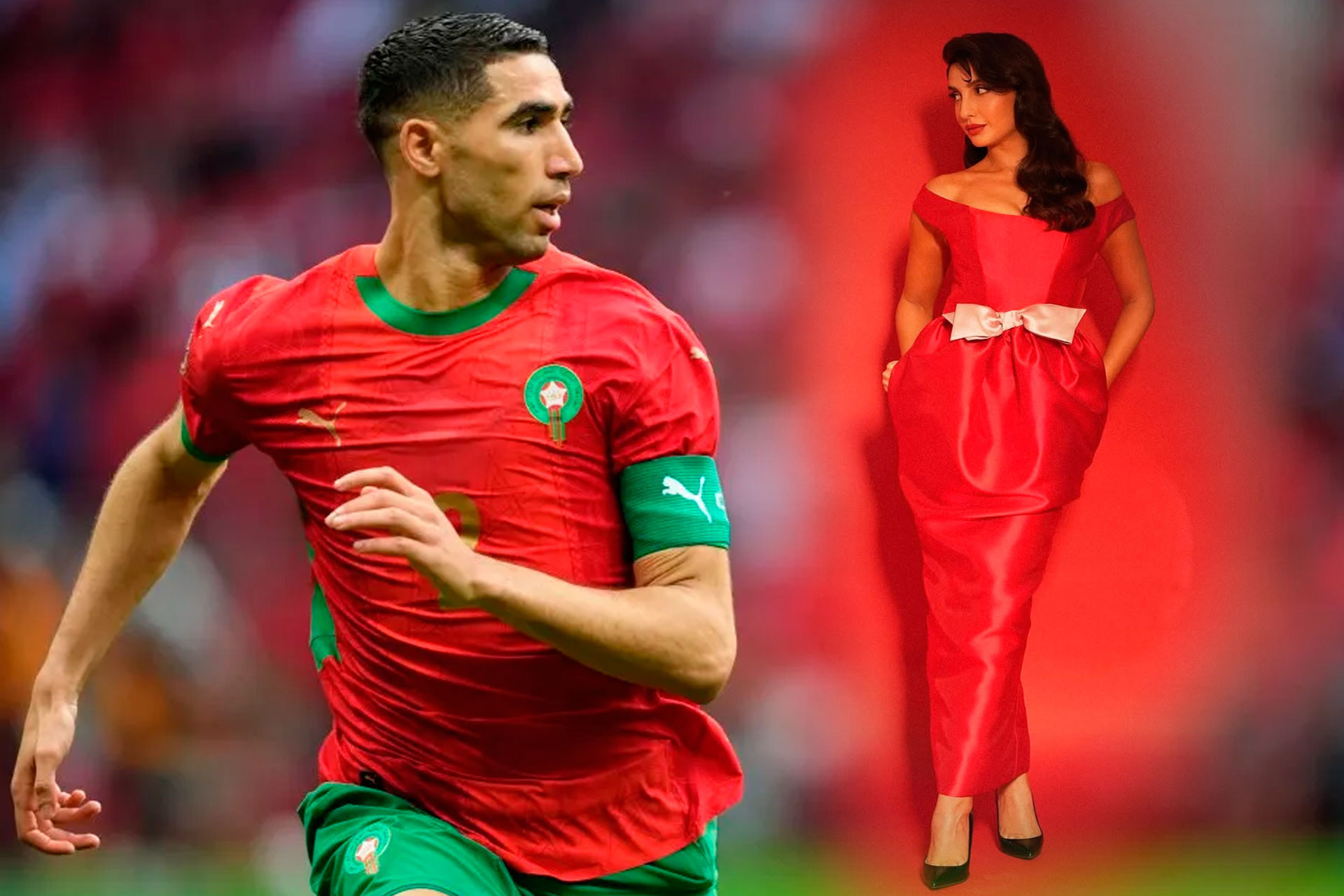 В соцсетях обсуждают возможный роман Ашрафа Хакими
 