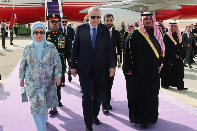 Президент Турции находится с визитом в Саудовской Аравии
 