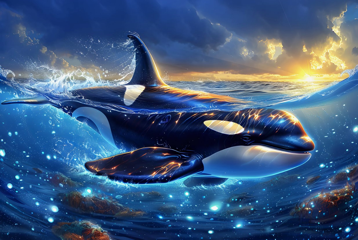 Косатка: Королева океанов с острым умом и мощной силой
 