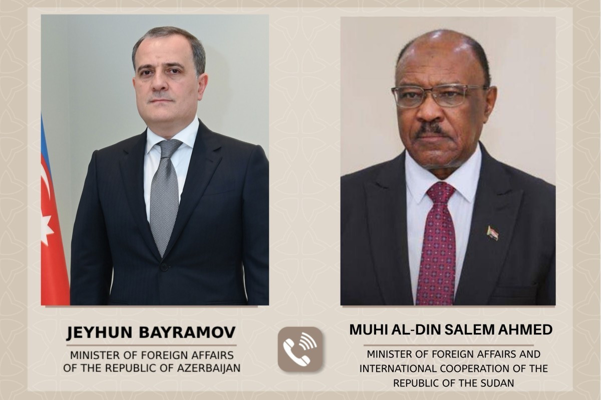 Министр иностранных дел Судана позвонил Джейхуну Байрамову
 
