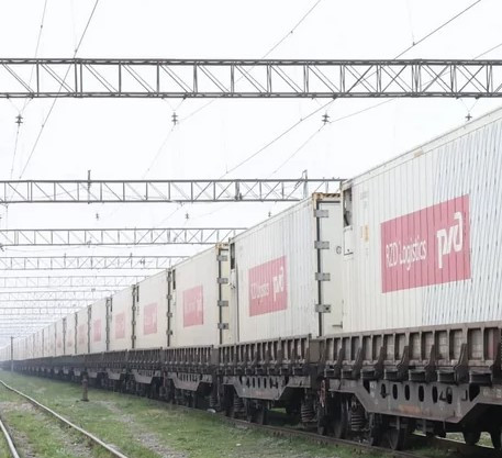 Российский гуманитарный груз для Ирана прибыл на станцию Гарадаг
 