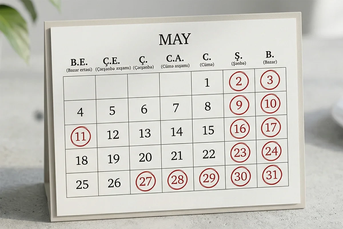 В мае будет 14 нерабочих дней
 