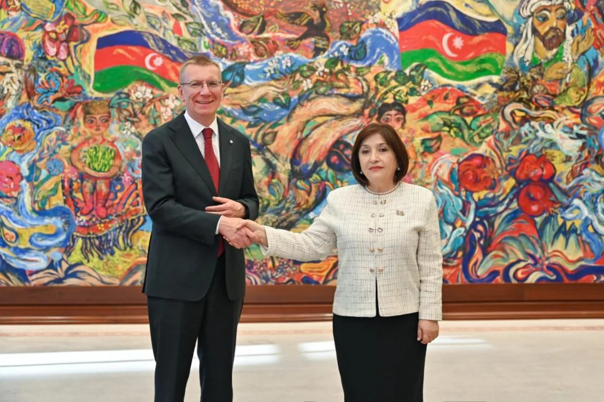 Сахиба Гафарова и Эдгарс Ринкевичс обсудили развитие межпарламентских связей
 