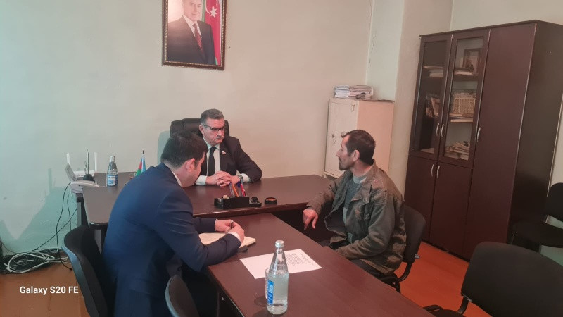 Новруз Аслан провел прием граждан в Исмаиллинском районе - ФОТО
 