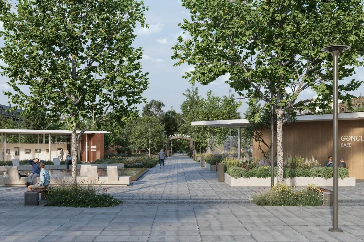 В центре Баку объединят два парка 
 