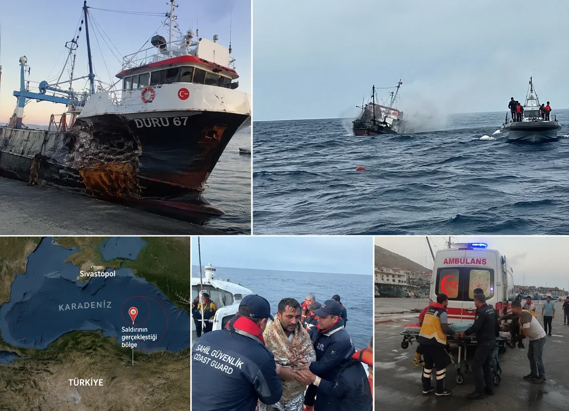 Атака на турецкое судно в Черном море: есть погибший
 