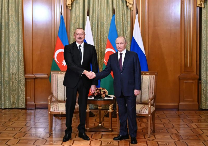 Ильхам Алиев поздравил Владимира Путина
 
