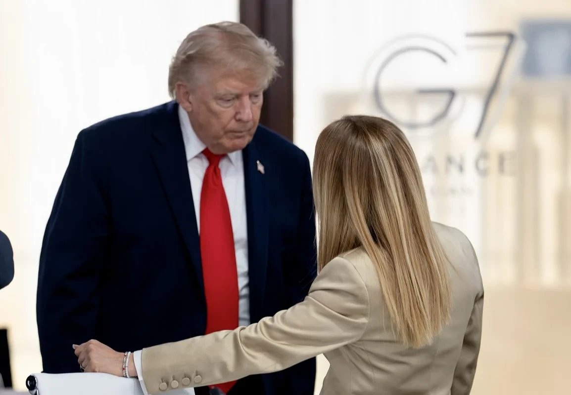 Трамп заявил, что Мелони «умоляла» его о фото на саммите G7 — премьер Италии ответила