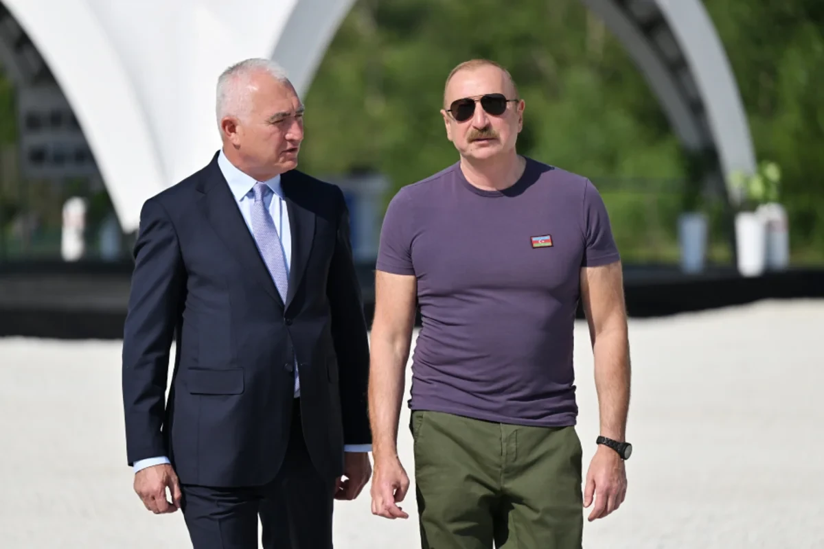 Президент Ильхам Алиев заложил фундамент водохранилища Хакаричай в Лачыне - ФОТО
 