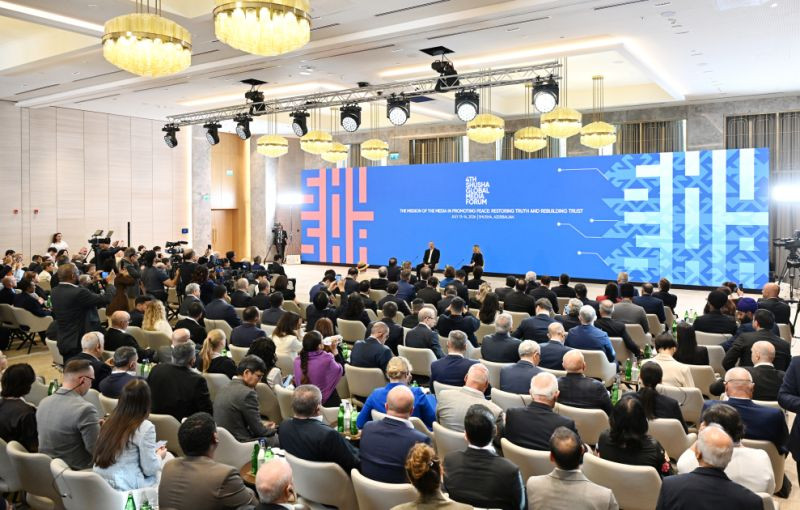 С участием Президента Азербайджанской Республики Ильхама Алиева начал работу IV Шушинский глобальный медиафорум - ПРЯМОЙ ЭФИР
