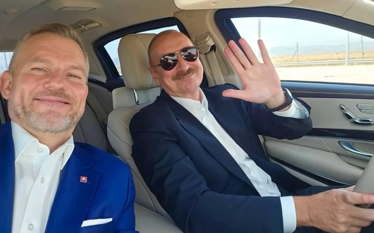 Петер Пеллегрини поделился в соцсетях интересной публикацией, связанной с визитом в Азербайджан - ФОТО