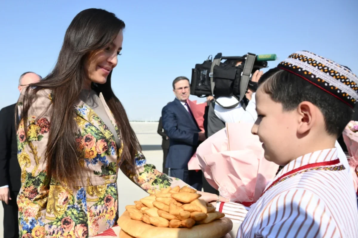 Лейла Алиева поделилась кадрами визита в Туркменистан - ВИДЕО
